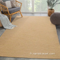 Jute tapis coureur salon grand